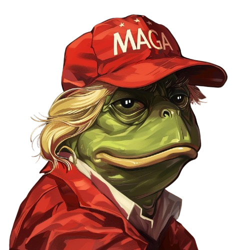 MAGA Coin Logo and Mascot